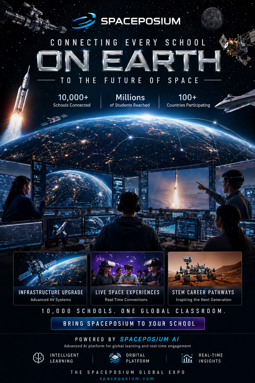 Connecting every school on Earth to the future of space